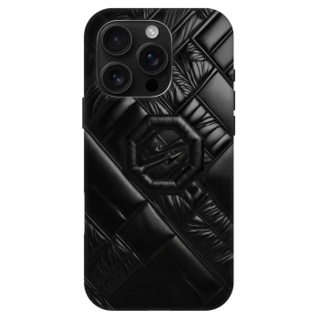 Szilikon tok erre a típusra Apple iPhone 16 Pro - OKTAGON - Puffer Blackout