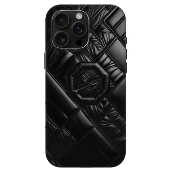 Szilikon tok erre a típusra Apple iPhone 16 Pro Max - OKTAGON - Puffer Blackout