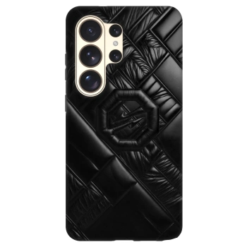 Szilikon tok erre a típusra Samsung Galaxy S26 Ultra - OKTAGON - Puffer Blackout