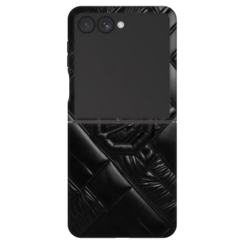 Szilikon tok erre a típusra Samsung Galaxy Z Flip7 5G - OKTAGON - Puffer Blackout