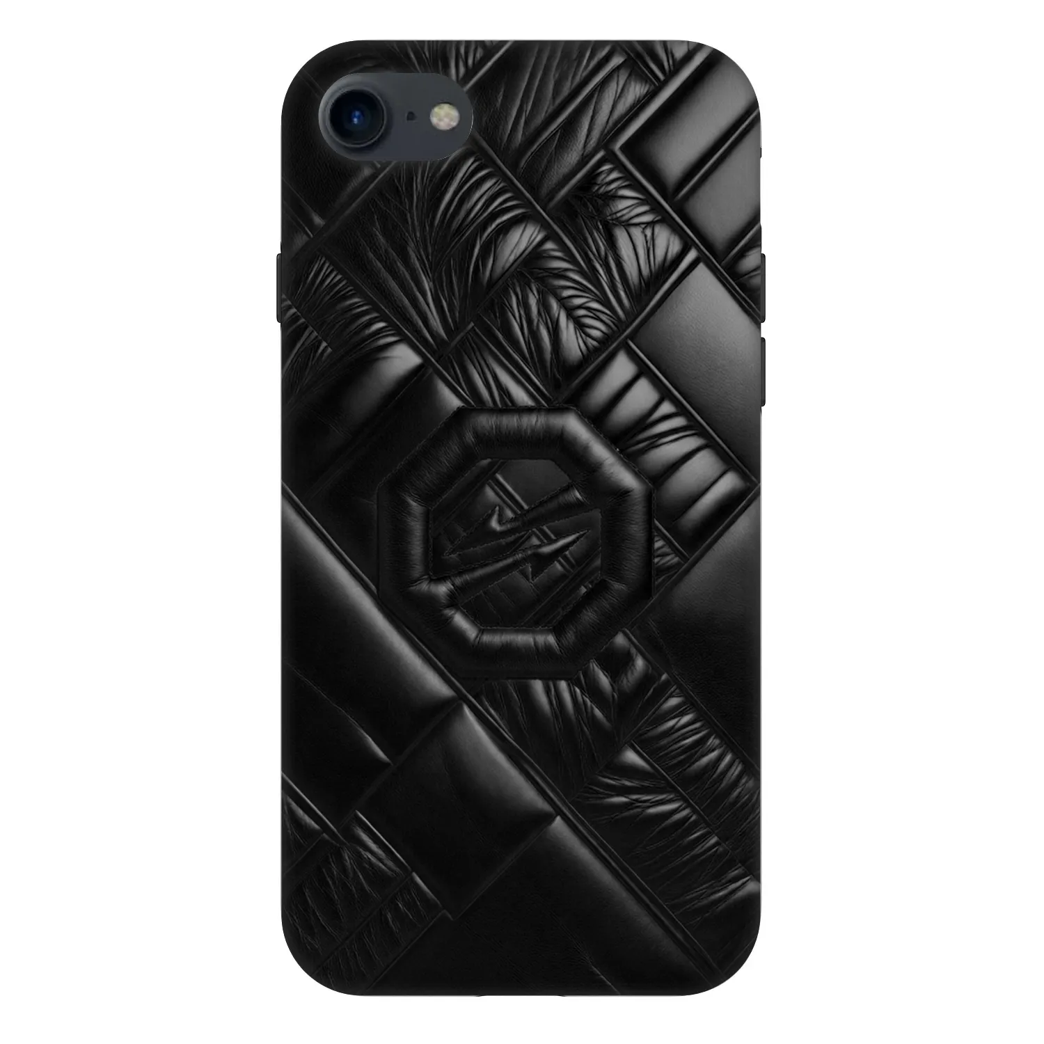 Picasee Fashion Case Apple iPhone 7 - OKTAGON - Puffer Blackout