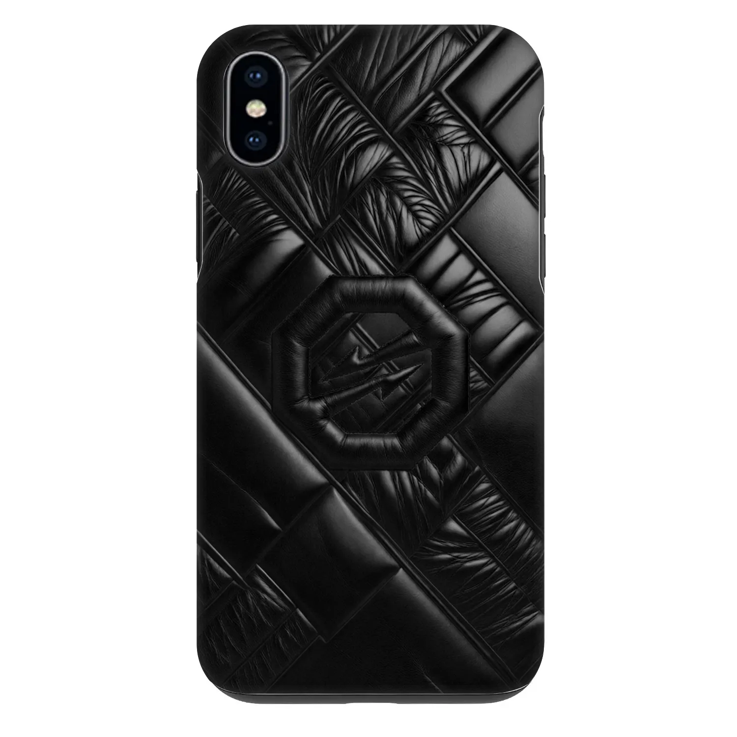Picasee Fashion Case Apple iPhone XS Max - OKTAGON - Puffer Blackout