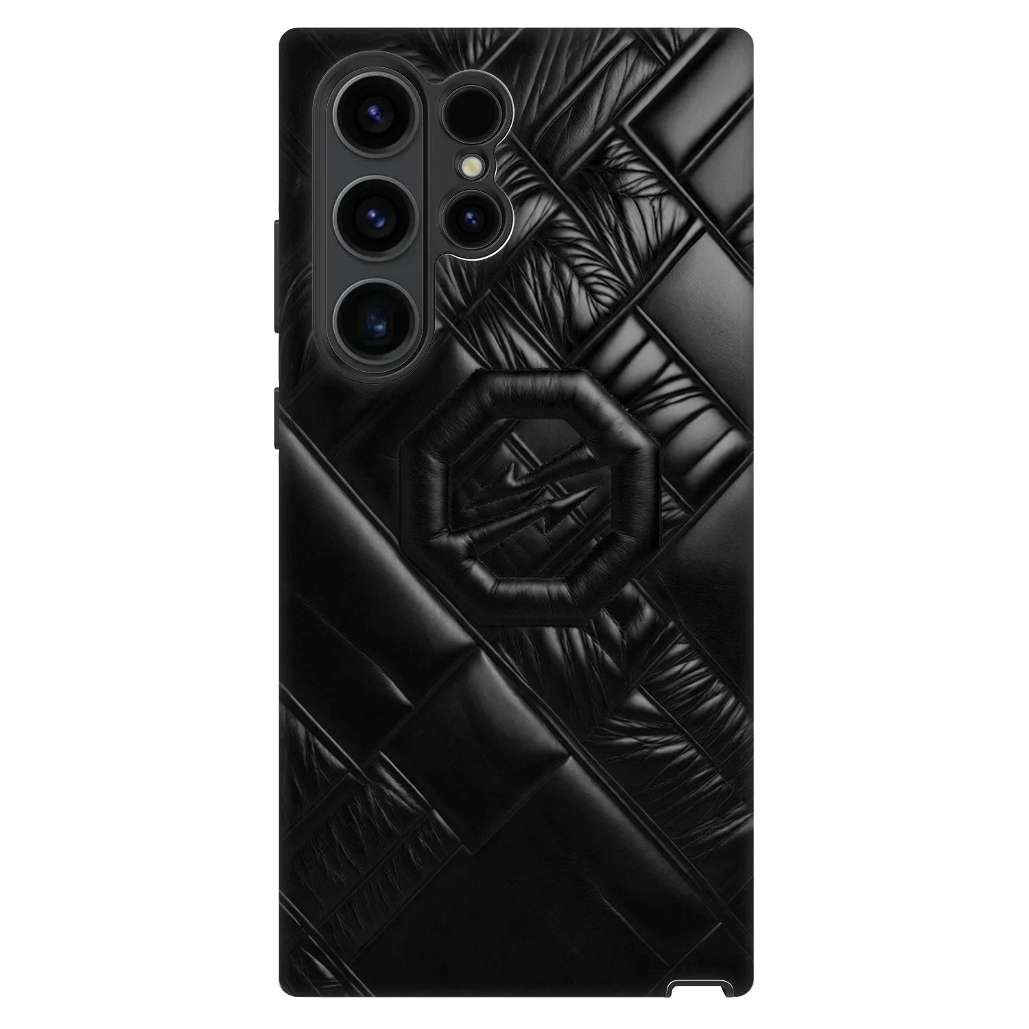 Picasee Fashion Case Samsung Galaxy S23 Ultra 5G - OKTAGON - Puffer Blackout