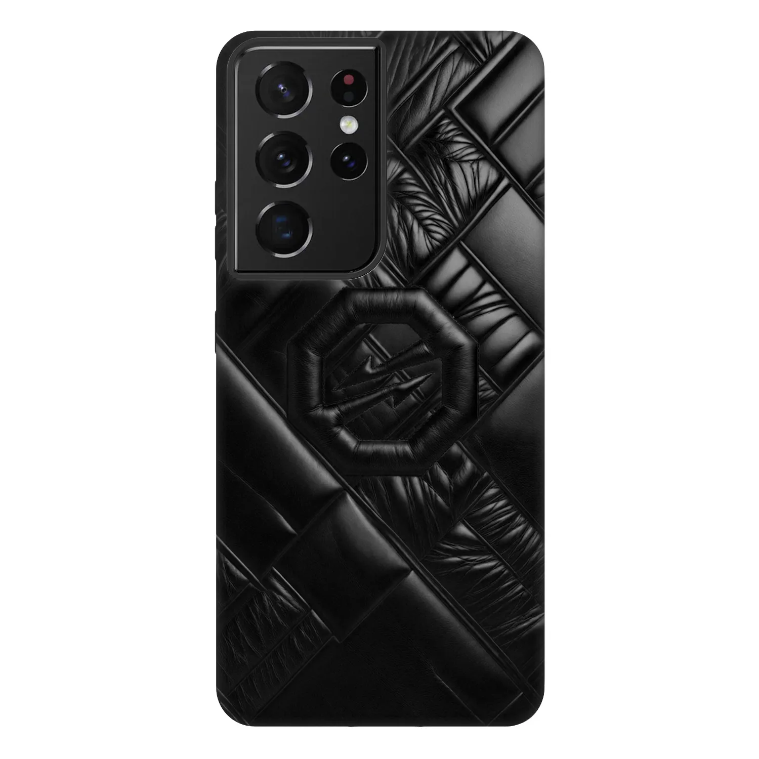 Picasee Fashion Case Samsung Galaxy S21 Ultra 5G G998B - OKTAGON - Puffer Blackout