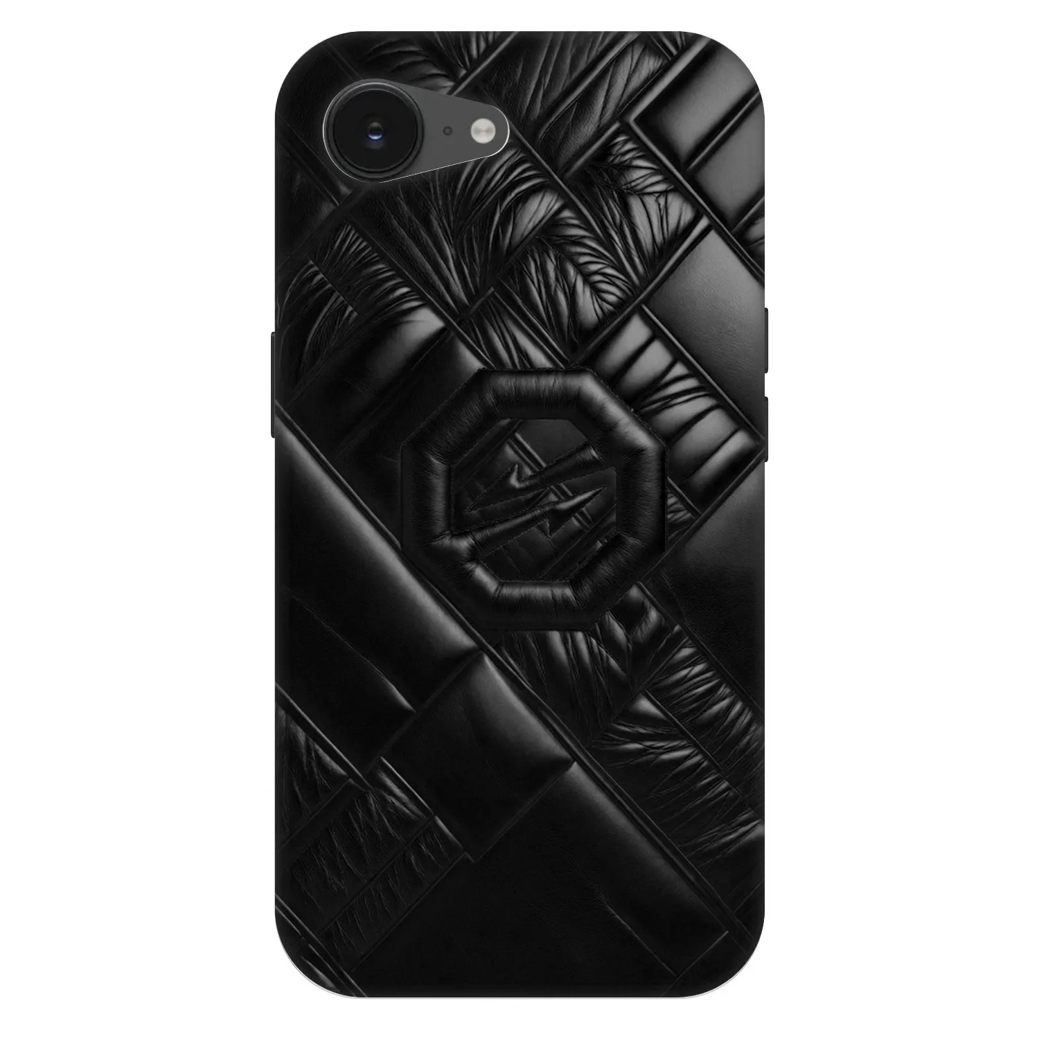 Picasee Fashion Case MagSafe Apple iPhone 16e - OKTAGON - Puffer Blackout