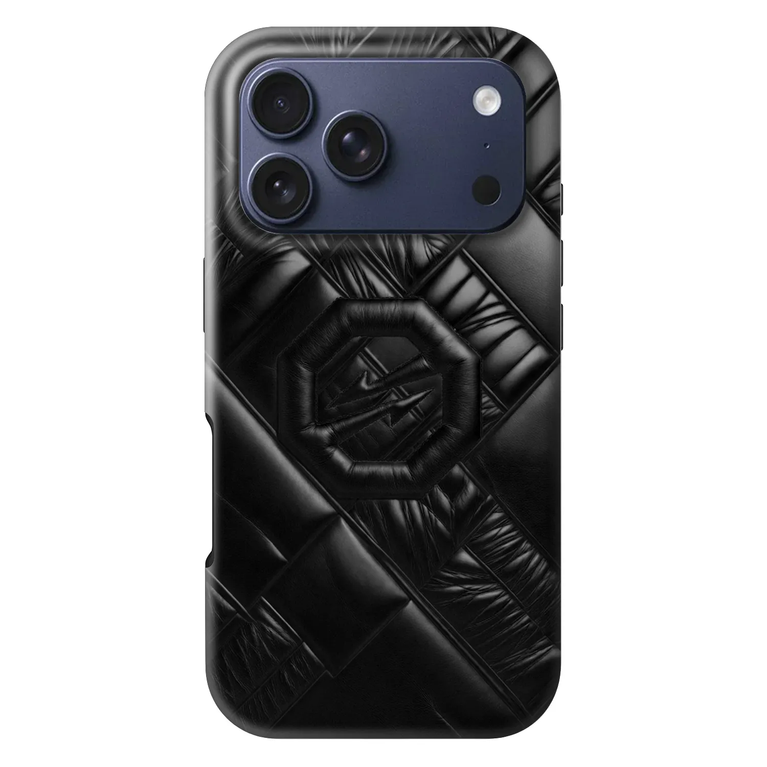 Picasee Fashion Case MagSafe Apple iPhone 18 Pro - OKTAGON - Puffer Blackout