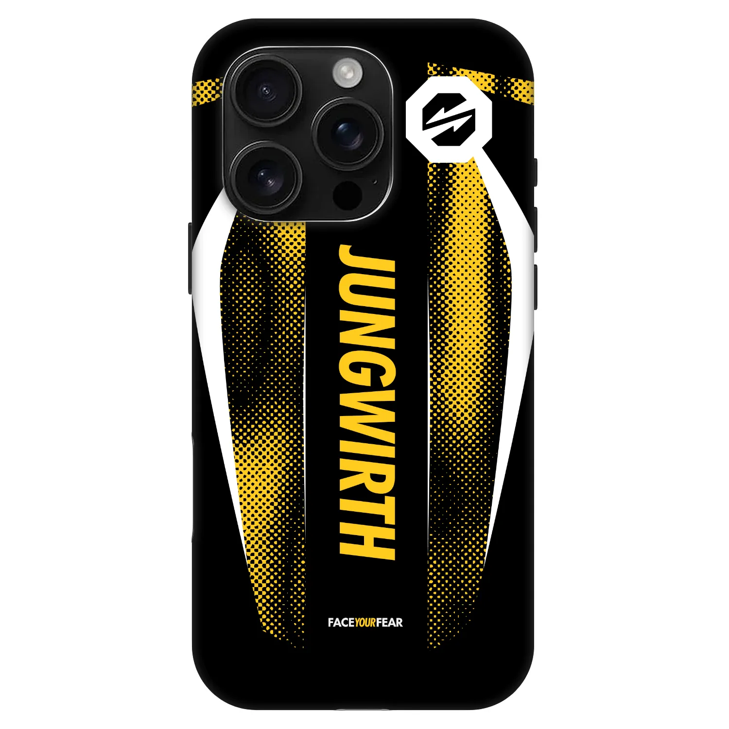 Picasee Fashion Case MagSafe Apple iPhone 16 Pro - OKTAGON - Jungwirth Fight Jersey