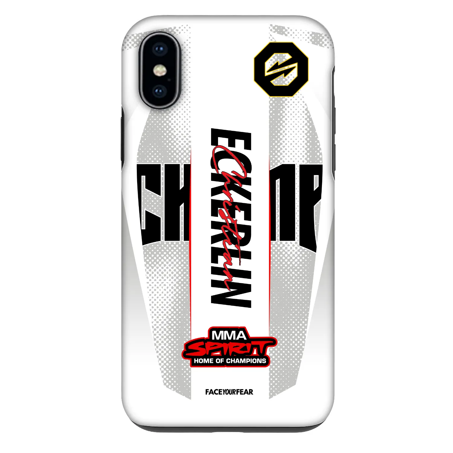 Picasee Fashion Case Apple iPhone X/XS - OKTAGON - Eckerlin Fight Jersey