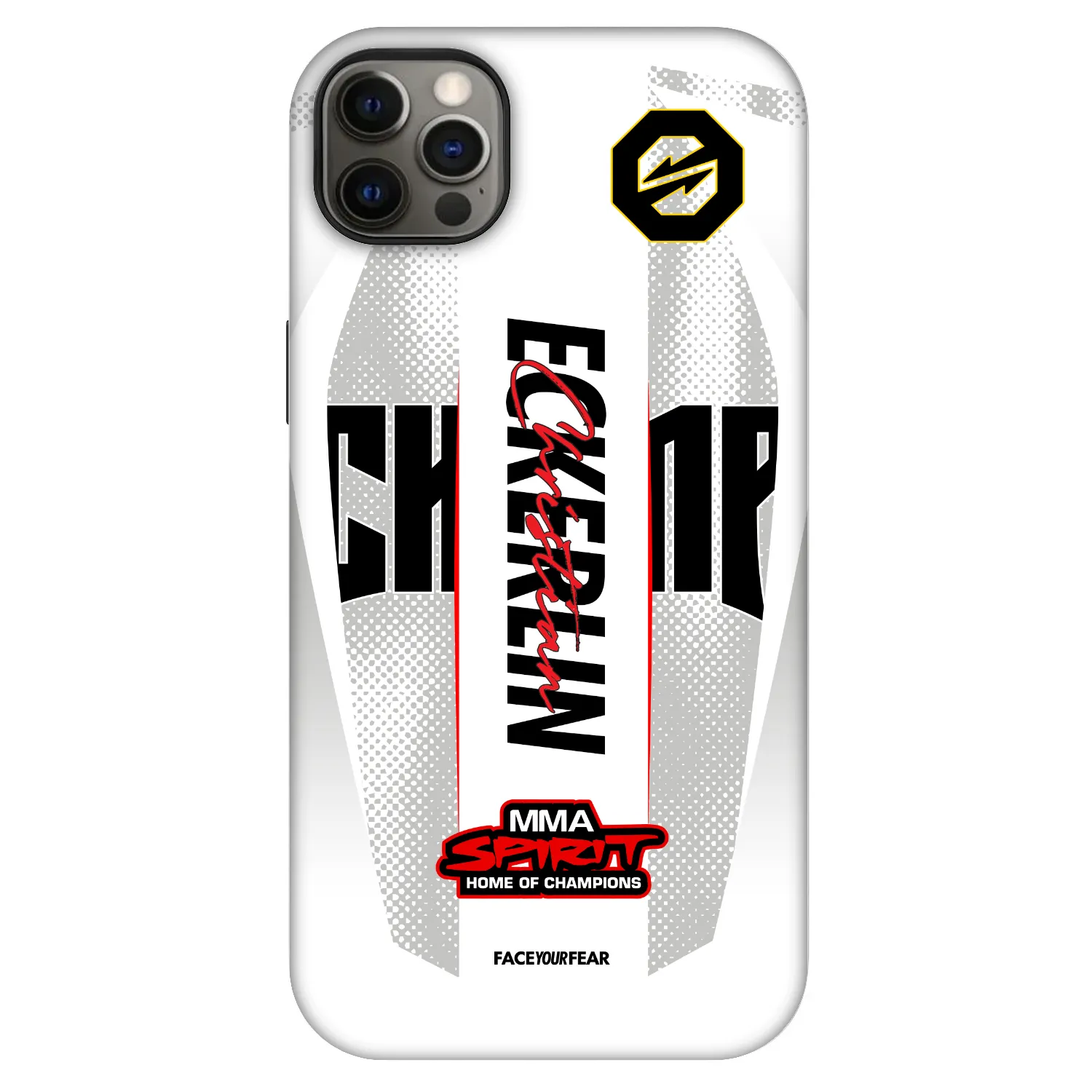 Picasee Fashion Case MagSafe Apple iPhone 12 Pro Max - OKTAGON - Eckerlin Fight Jersey