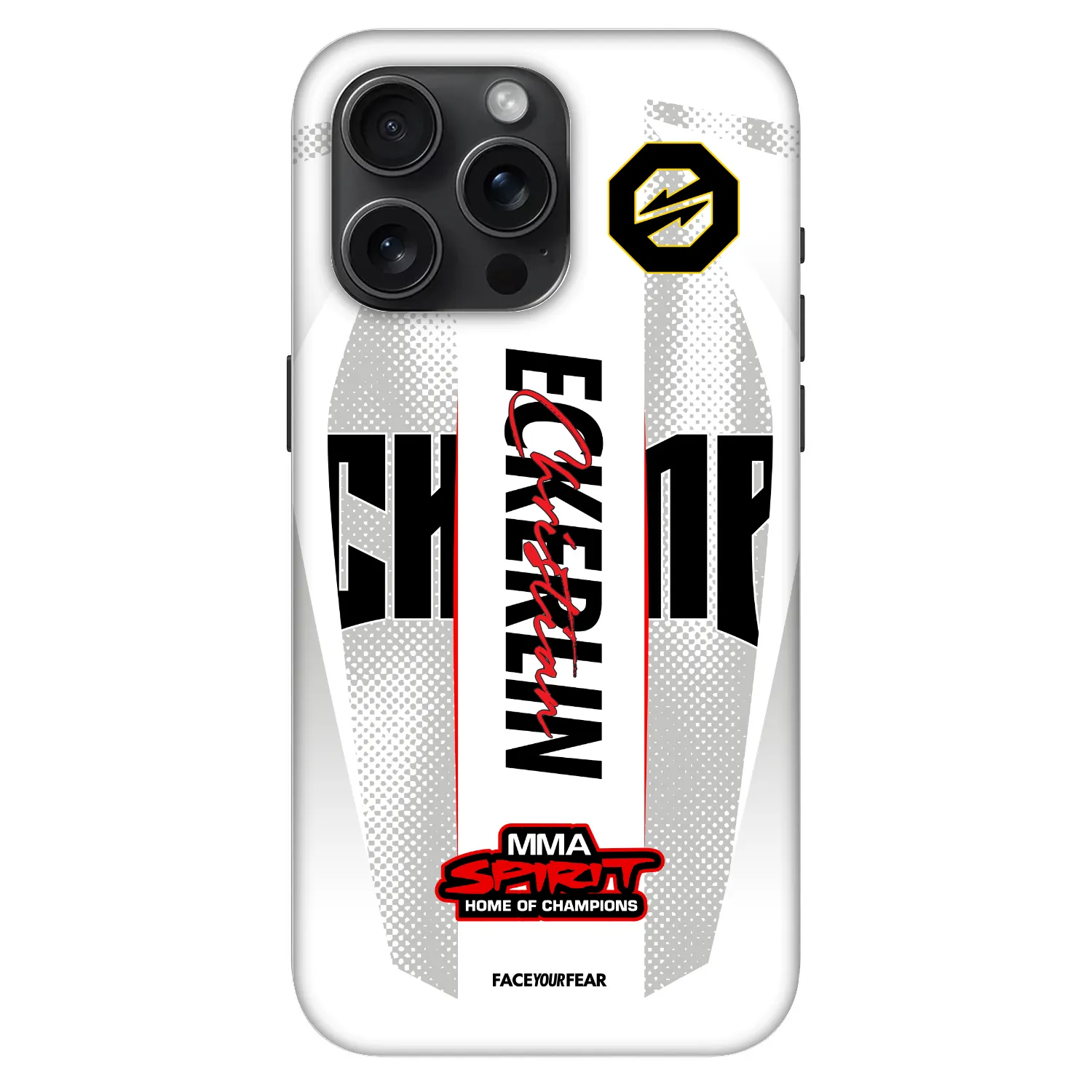 Picasee Fashion Case MagSafe Apple iPhone 15 Pro Max - OKTAGON - Eckerlin Fight Jersey