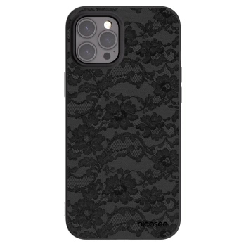 Picasee fekete szilikon tok az alábbi mobiltelefonokra Apple iPhone 12 Pro Max - Dark Elegance