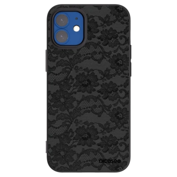 Picasee fekete szilikon tok az alábbi mobiltelefonokra Apple iPhone 12 mini - Dark Elegance
