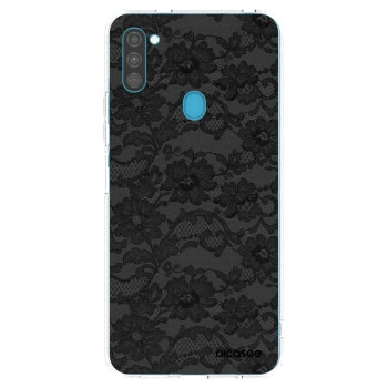 Picasee átlátszó szilikon tok az alábbi mobiltelefonokra Samsung Galaxy M11 - Dark Elegance