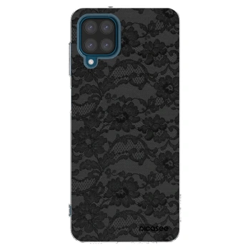 Picasee átlátszó szilikon tok az alábbi mobiltelefonokra Samsung Galaxy A12 A125F - Dark Elegance