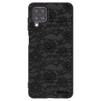 Picasee fekete szilikon tok az alábbi mobiltelefonokra Samsung Galaxy A12 A125F - Dark Elegance