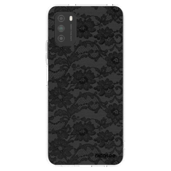 Picasee átlátszó szilikon tok az alábbi mobiltelefonokra Xiaomi Poco M3 - Dark Elegance