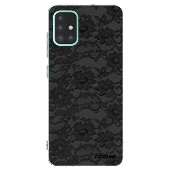 Picasee átlátszó szilikon tok az alábbi mobiltelefonokra Samsung Galaxy M31s - Dark Elegance