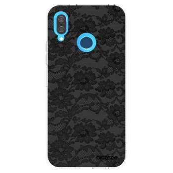 Picasee átlátszó szilikon tok az alábbi mobiltelefonokra Huawei P20 Lite - Dark Elegance