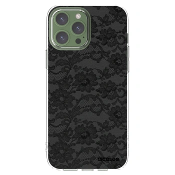 Picasee átlátszó szilikon tok az alábbi mobiltelefonokra Apple iPhone 13 Pro Max - Dark Elegance