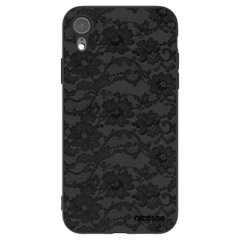 Picasee fekete szilikon tok az alábbi mobiltelefonokra Apple iPhone XR - Dark Elegance