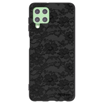 Picasee fekete szilikon tok az alábbi mobiltelefonokra Samsung Galaxy A22 A225F 4G - Dark Elegance