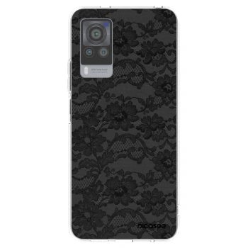 Picasee átlátszó szilikon tok az alábbi mobiltelefonokra Vivo X60 Pro 5G - Dark Elegance