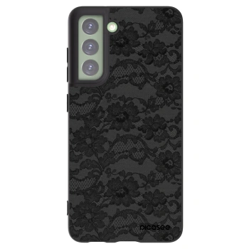 Picasee fekete szilikon tok az alábbi mobiltelefonokra Samsung Galaxy S21 FE 5G - Dark Elegance
