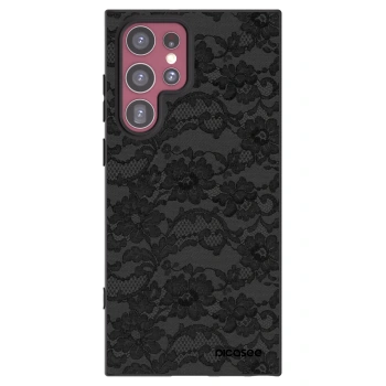 Picasee fekete szilikon tok az alábbi mobiltelefonokra Samsung Galaxy S22 Ultra 5G - Dark Elegance