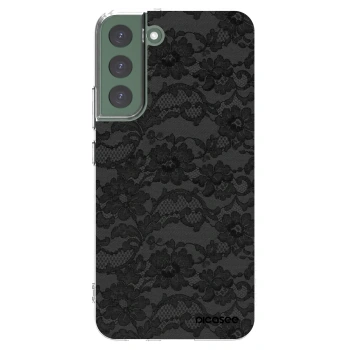 Picasee átlátszó szilikon tok az alábbi mobiltelefonokra Samsung Galaxy S22+ 5G - Dark Elegance