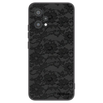 Picasee fekete szilikon tok az alábbi mobiltelefonokra Realme 9 Pro 5G - Dark Elegance