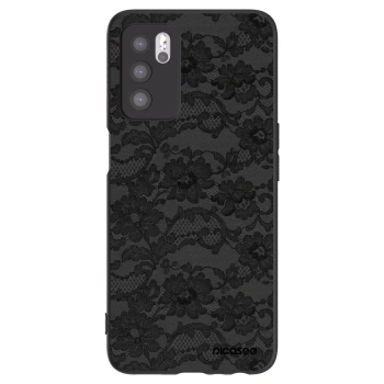 Picasee fekete szilikon tok az alábbi mobiltelefonokra OPPO A16s - Dark Elegance