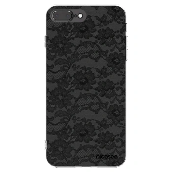 Picasee átlátszó szilikon tok az alábbi mobiltelefonokra Apple iPhone 8 Plus - Dark Elegance