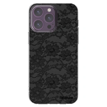 Picasee átlátszó szilikon tok az alábbi mobiltelefonokra Apple iPhone 14 Pro Max - Dark Elegance