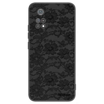 Picasee fekete szilikon tok az alábbi mobiltelefonokra Xiaomi Poco M4 Pro - Dark Elegance