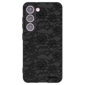 Picasee fekete szilikon tok az alábbi mobiltelefonokra Samsung Galaxy S23 5G - Dark Elegance