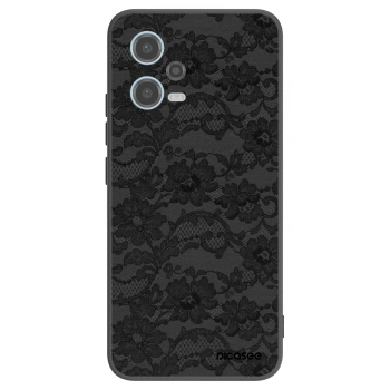 Picasee fekete szilikon tok az alábbi mobiltelefonokra Xiaomi Redmi Note 12 5G - Dark Elegance