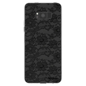 Picasee átlátszó szilikon tok az alábbi mobiltelefonokra Samsung Galaxy S8 G950F - Dark Elegance