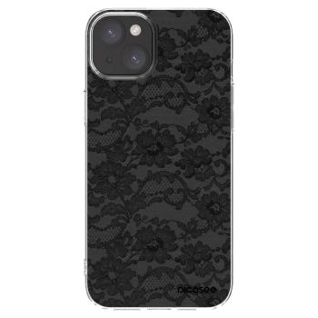 Picasee átlátszó szilikon tok az alábbi mobiltelefonokra Apple iPhone 15 Plus - Dark Elegance