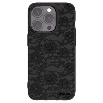 Picasee fekete szilikon tok az alábbi mobiltelefonokra Apple iPhone 15 Pro - Dark Elegance