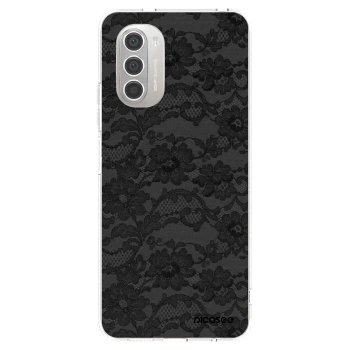 Picasee átlátszó szilikon tok az alábbi mobiltelefonokra Motorola Moto G51 - Dark Elegance