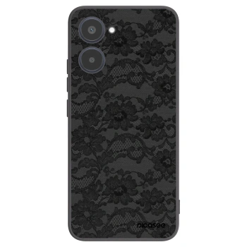 Picasee fekete szilikon tok az alábbi mobiltelefonokra Realme 10 4G - Dark Elegance