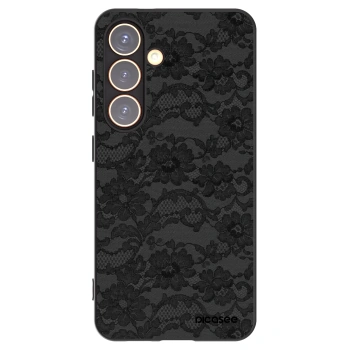 Picasee fekete szilikon tok az alábbi mobiltelefonokra Samsung Galaxy S24 S921B 5G - Dark Elegance
