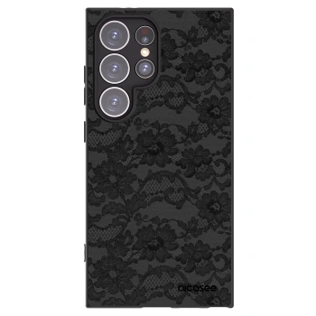 Picasee fekete szilikon tok az alábbi mobiltelefonokra Samsung Galaxy S24 Ultra S928B 5G - Dark Elegance