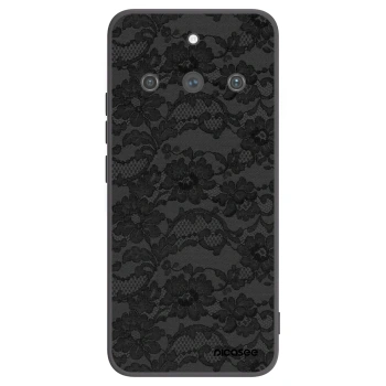 Picasee fekete szilikon tok az alábbi mobiltelefonokra Realme 11 Pro+ - Dark Elegance