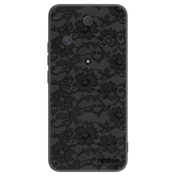 Picasee fekete szilikon tok az alábbi mobiltelefonokra Honor Magic6 Lite 5G - Dark Elegance