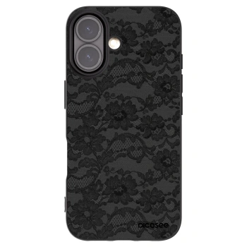 Picasee fekete szilikon tok az alábbi mobiltelefonokra Apple iPhone 16 - Dark Elegance