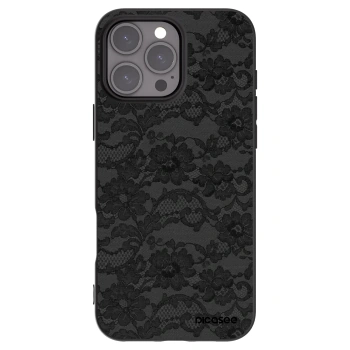 Picasee fekete szilikon tok az alábbi mobiltelefonokra Apple iPhone 16 Pro Max - Dark Elegance