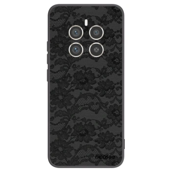 Picasee fekete szilikon tok az alábbi mobiltelefonokra Realme 12 Pro 5G - Dark Elegance