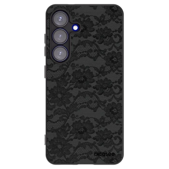Picasee fekete szilikon tok az alábbi mobiltelefonokra Samsung Galaxy S25 5G - Dark Elegance