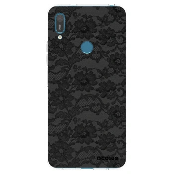 Picasee átlátszó szilikon tok az alábbi mobiltelefonokra Huawei Y7 2019 - Dark Elegance